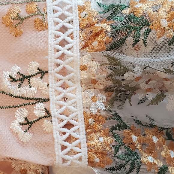 Beautiful Floral Embroidered Dress - Picture 8 of 10